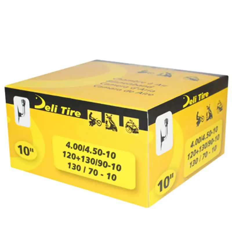 Chambre à air 10 pouces 4.00×10 à 4.50×10 – DELI Valve Coudée Schrader Paiement Sécurisé