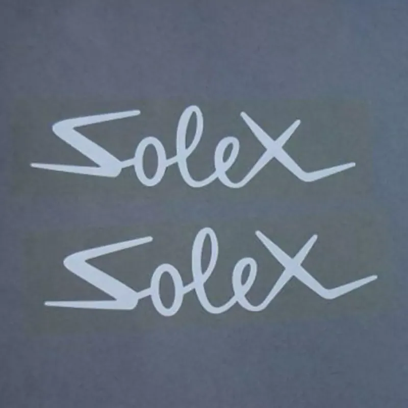 Autocollant poutre de cadre – SOLEX – BLANC (2 pièces) Solde