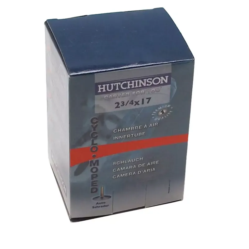Chambre à Air 17 pouces 2 3/4×17 – Valve Droite Schrader HUTCHINSON Quantité Limitée