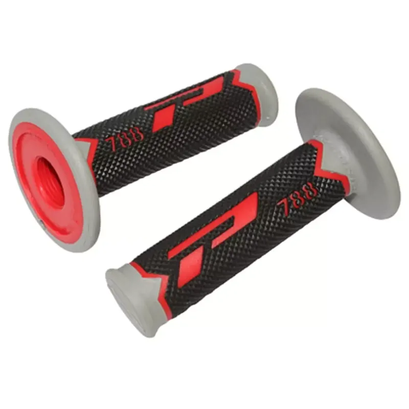 Poignées de Guidon – Progrip 788 Off Road Rouge / Gris / Noir Produit De Marque