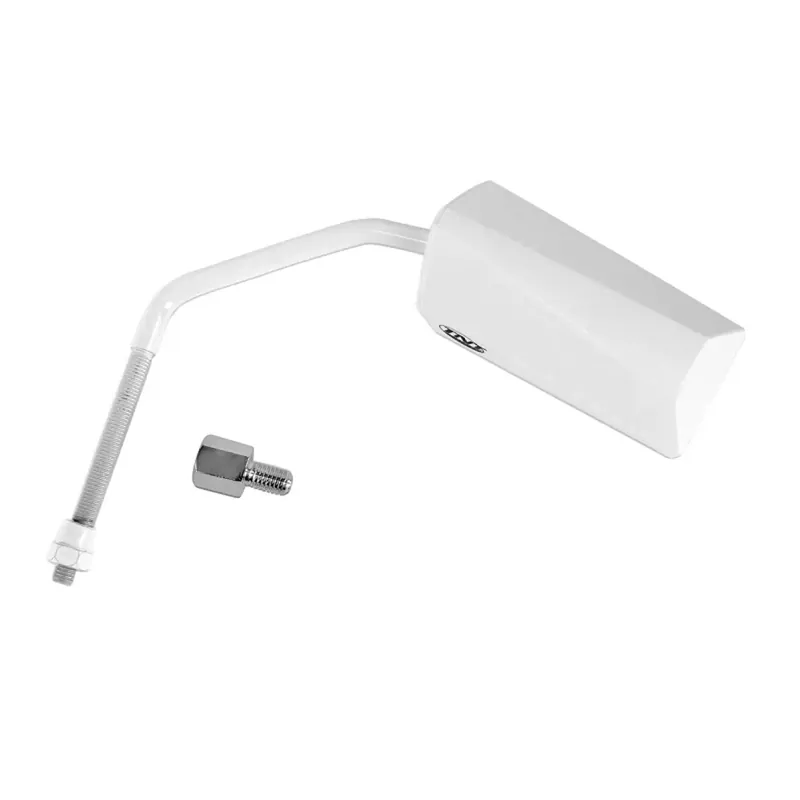 Meilleur Choix Rétroviseur TNT F11 EVO réversible M8 blanc peint avec adaptateur