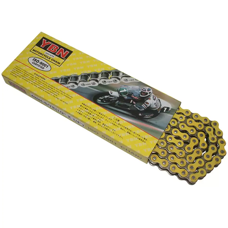 Acheter Direct Chaîne 420 – 134 Maillons – YBN Renforcé Jaune