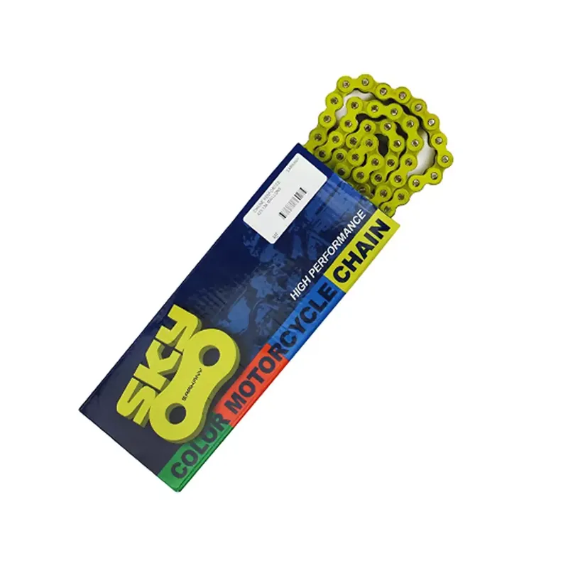 Chaîne 420 – 134 Maillons – SARKANY Renforcé JAUNE Usine Directe