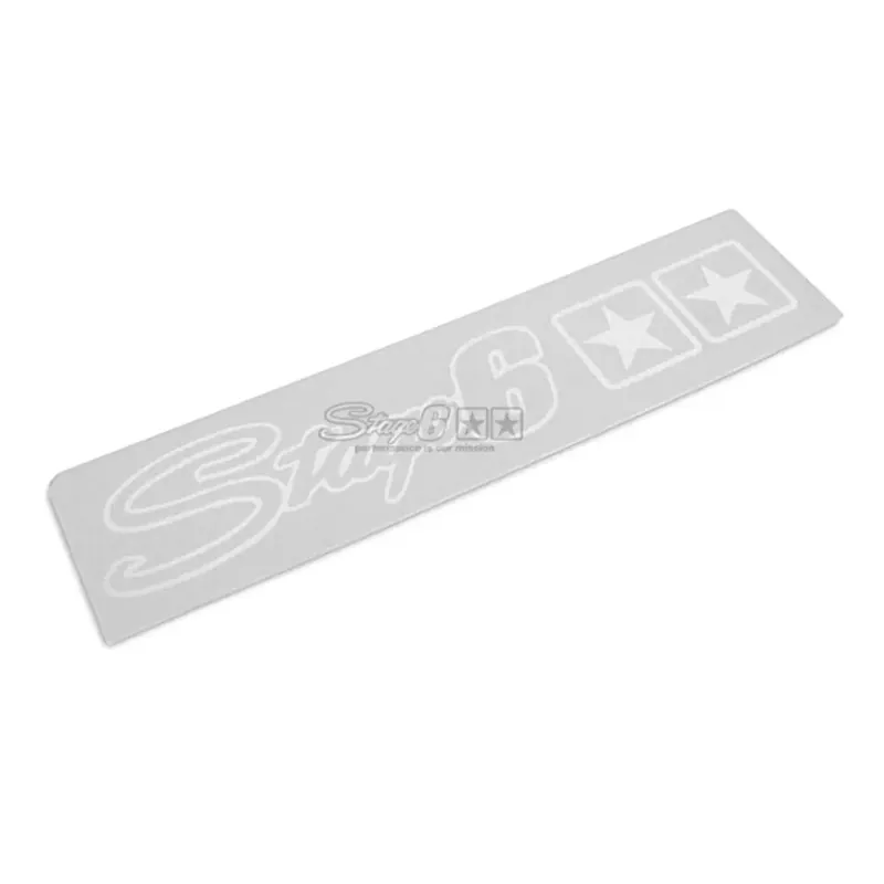Autocollant / Sticker – Stage6 Gris Alu 25×4.5cm Commande En Gros