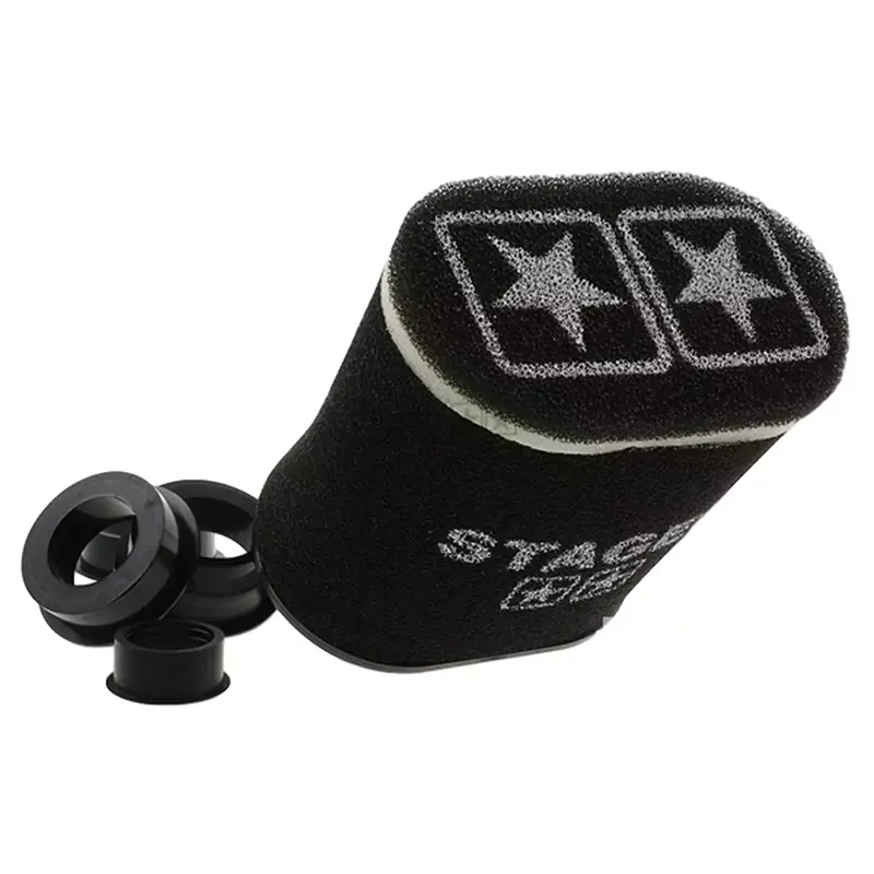 Filtre à air CP PHBG PHBN PHVA PWK – Stage6 Big Racing Double-mousse Ovale Noir 28mm à 55mm Pas Cher