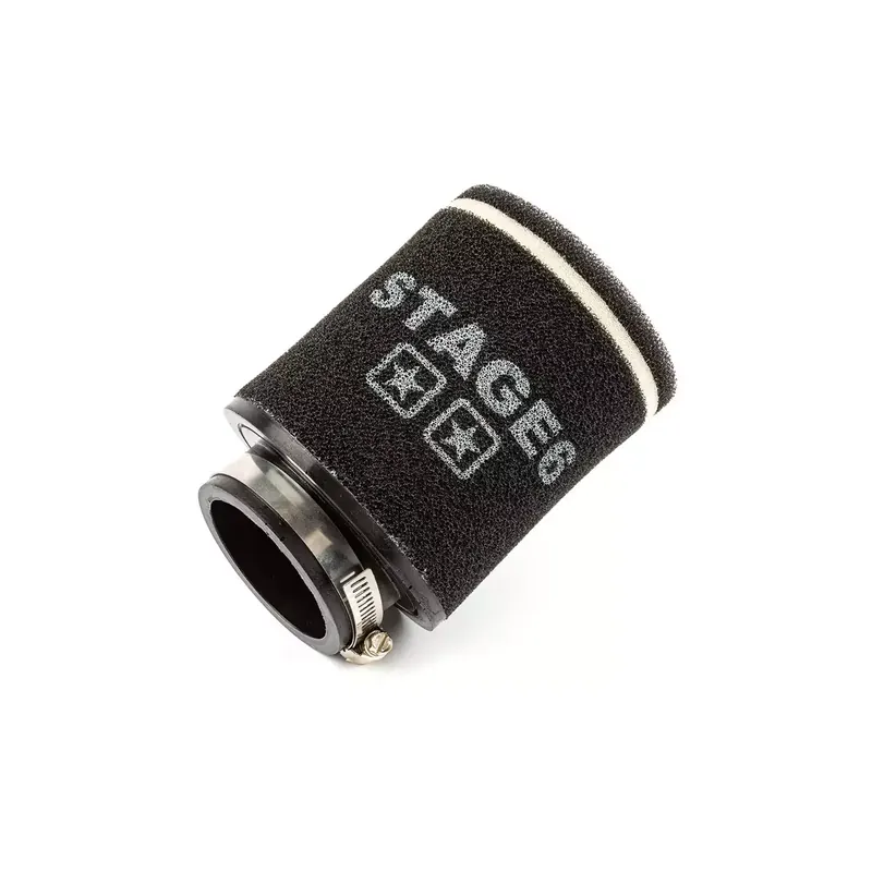 Filtre à air 70mm – Stage6 Big Racing Small Double-mousse Rond Noir Petit Prix