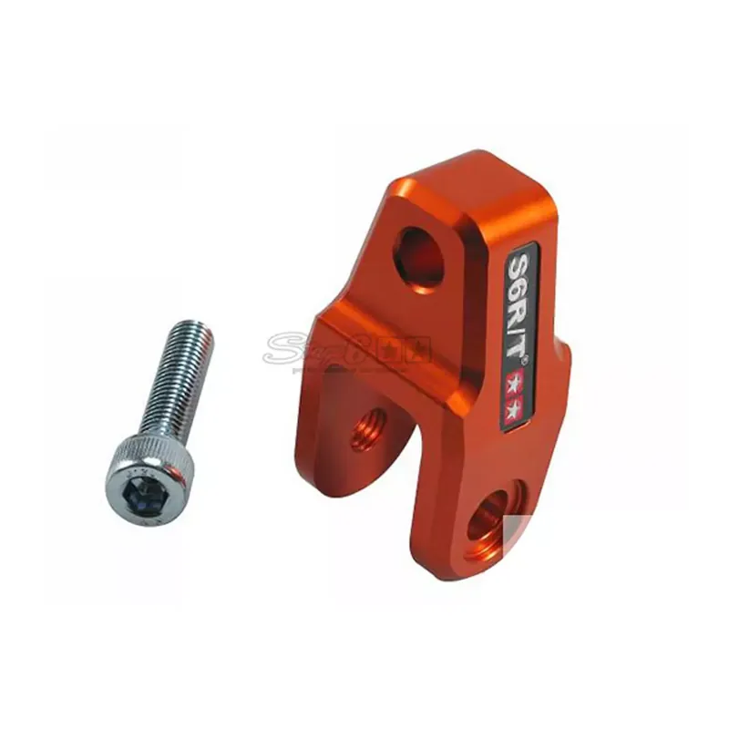 Dernière Chance Réhausseur d'amortisseur +40mm Homologué – Stage6 CNC Orange