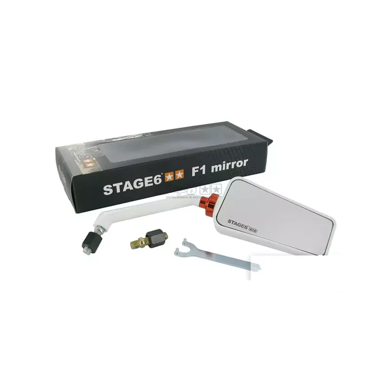 Rétroviseur droit Stage6 SSP F1 blanc M8 M10 Promotion