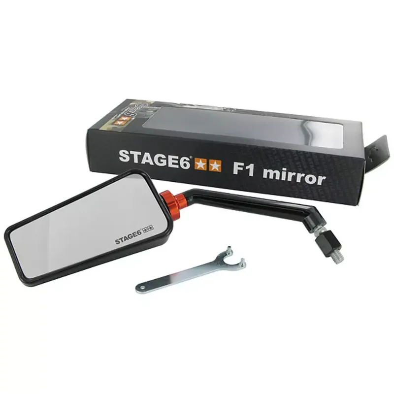 Marque Rétroviseur gauche Stage6 SSP F1 noir brillant M8 M10