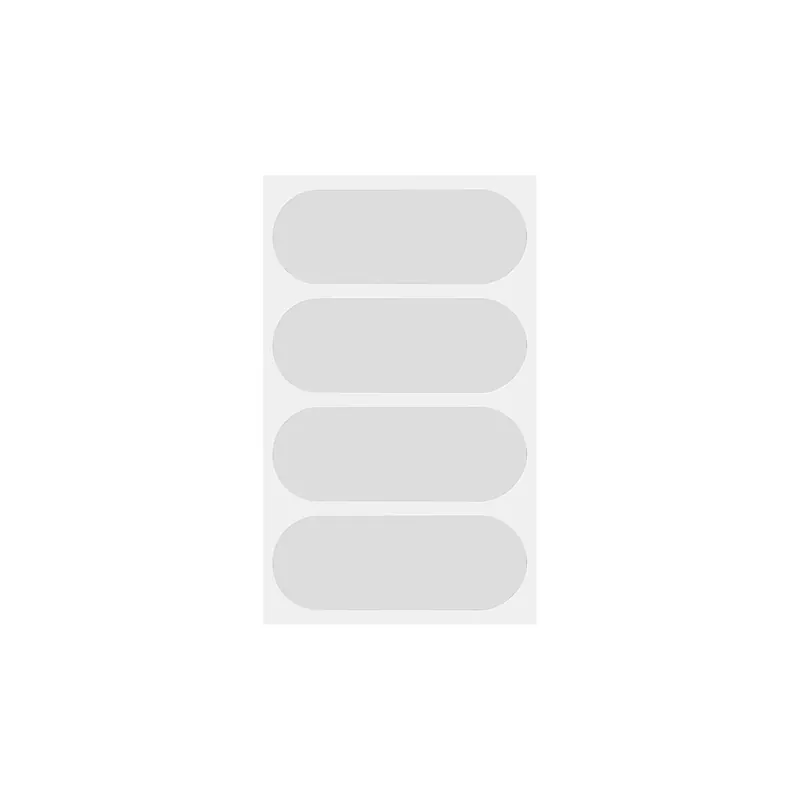Bon Plan Autocollants casque réfléchissants gris 8x3cm lot de 4