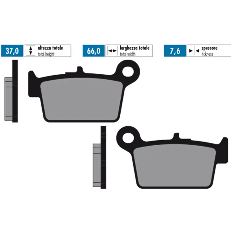 Plaquettes de Frein Beta RR – POLINI Original Remise