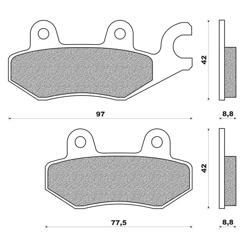 Plaquettes de Frein Kymco Agility Dink Like – NEWFREN FD0257 Dernier Modèle