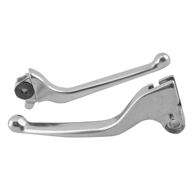 Levier Frein Avant + Arrière MBK Mach-G Yamaha Jog R – Alu Poli / Blanc / Look Carbone Alu Nouvelle Collection
