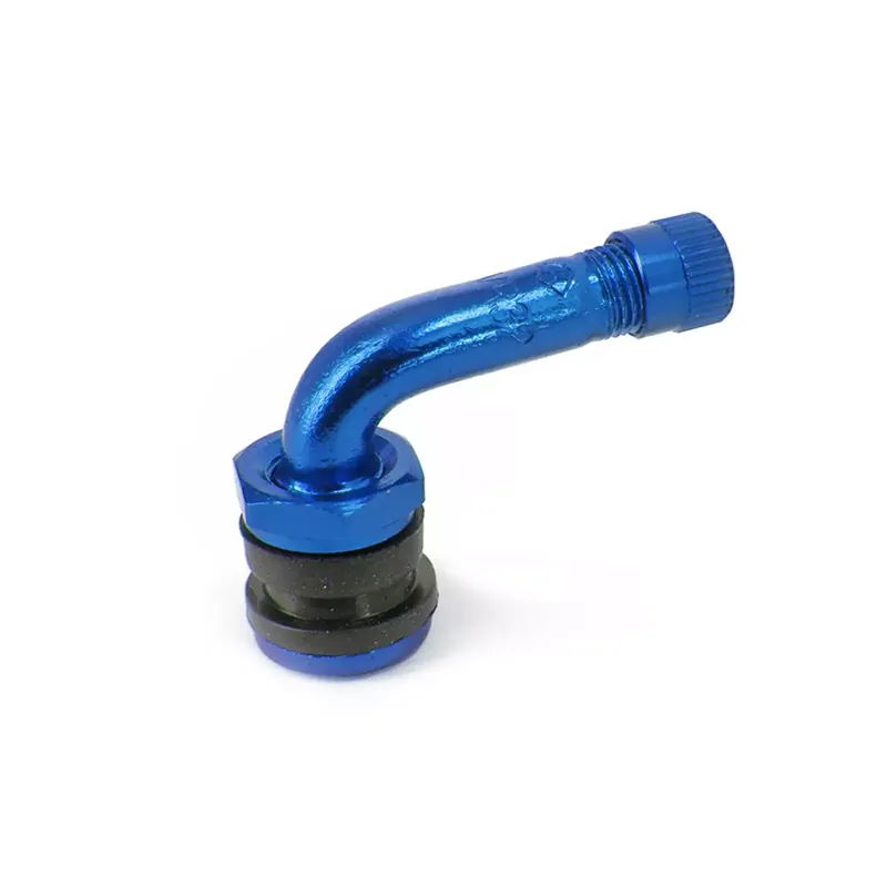 Valve Tubeless coudée – TNT Alu Bleu Must-Have