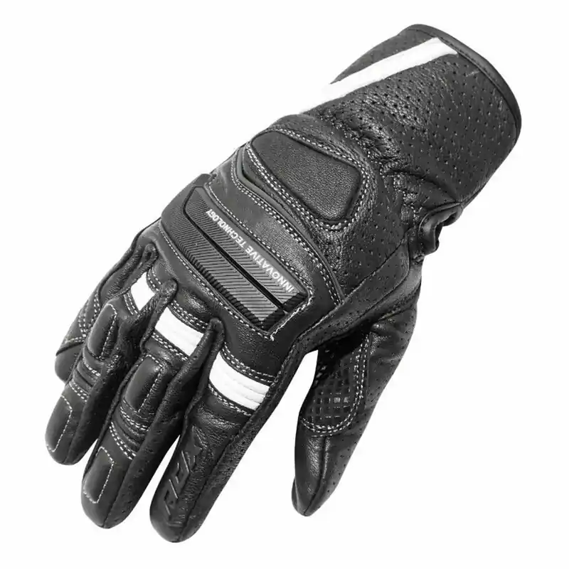 Gants Moto – ADX Shafter Printemps / été – Noir / Blanc S Pas Cher
