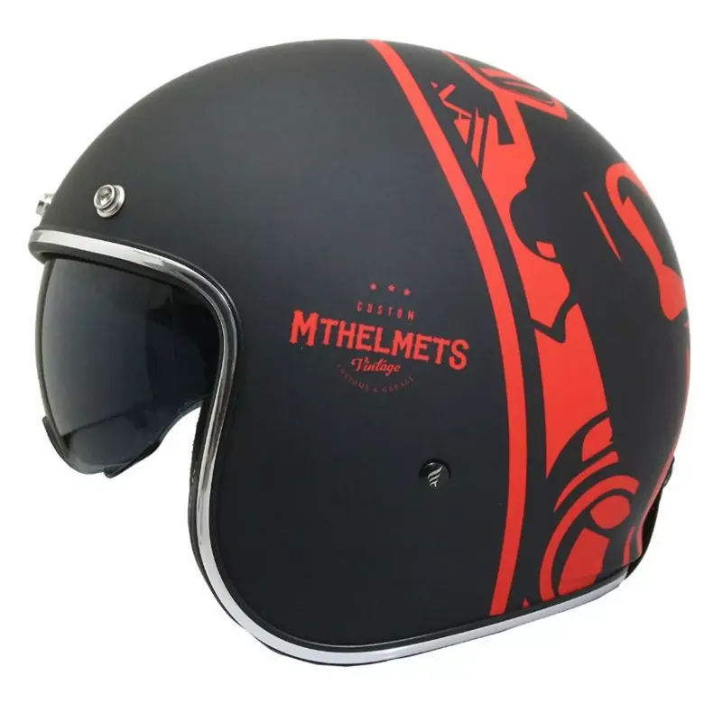 Acheter Direct Casque Jet – MT Le Mans 2 SV Divenire Rouge / Noir Mat XS