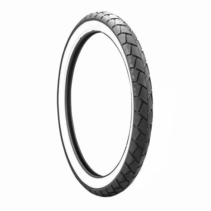 Expédition Rapide Pneu 17 pouces 2 1/2×17 – Mitas MC11 TL / TT REINF Flancs Blancs