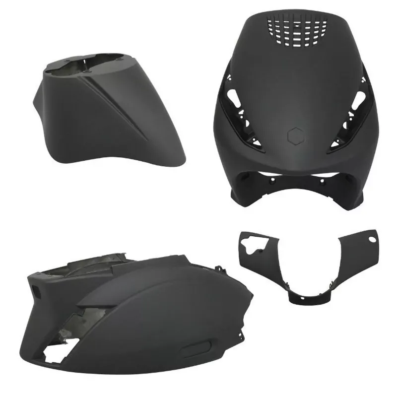 Kit Carénages / Carrosserie Piaggio Zip – Noir Mat 4 pièces Livraison Express