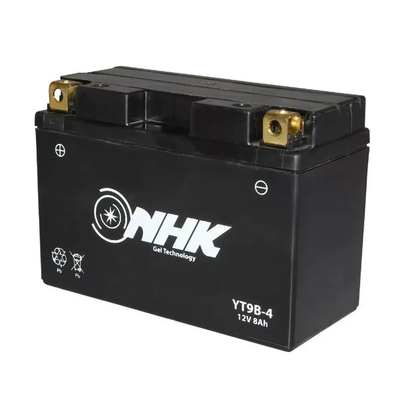 Expédition Rapide Batterie 12V 8 Ah NT9B-4 / YT9B-4 – NHK FA Prêt à l'emploi / Sans entretien +G