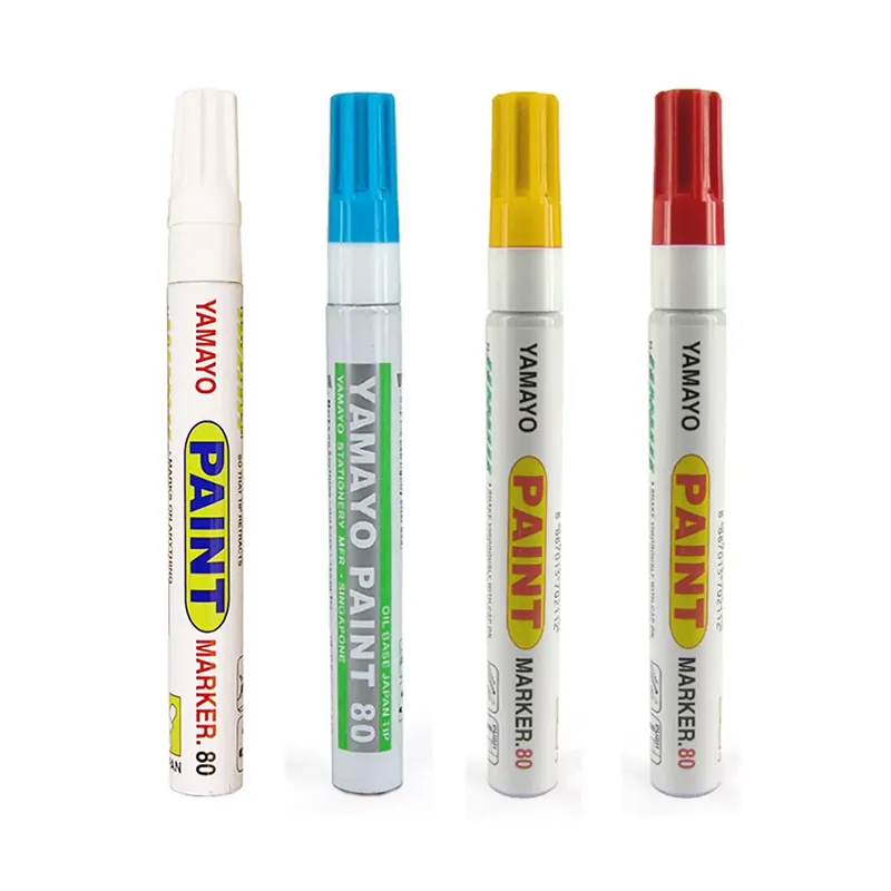 Jusqu&rsquo;à Épuisement Des Stocks Marqueur / Crayon à Pneu – TNT Blanc / Bleu / Jaune / Rouge Blanc