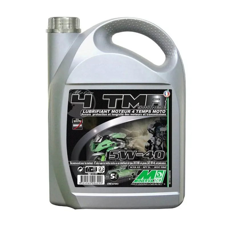 Huile Moteur 4T – 5W40 TMR Minerva Oil 5L Must-Have