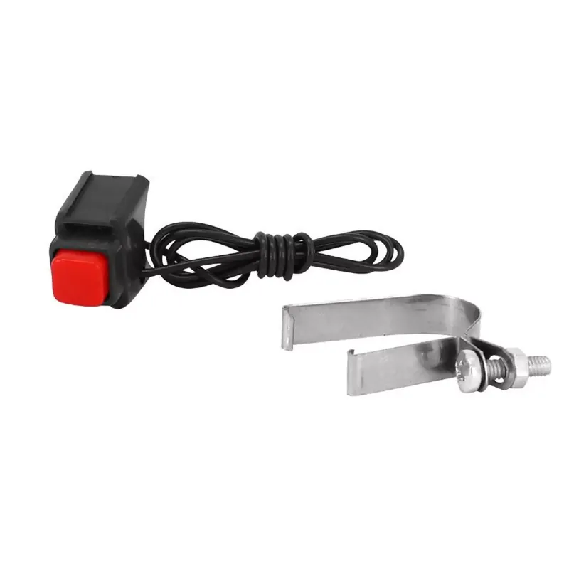 Acheter Direct Bouton Avertisseur Klaxon Cyclo à Collier – Noir / Bouton Rouge