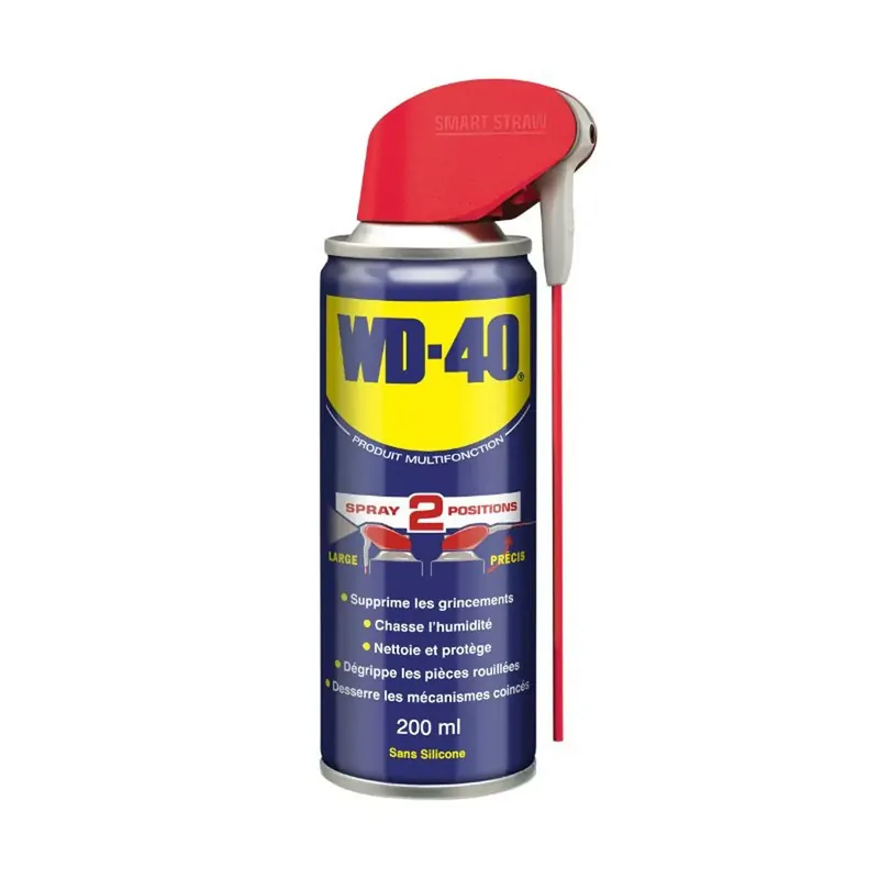 Satisfait Ou Remboursé Lubrifiant – WD-40 Multifonctions 200ml Double Position