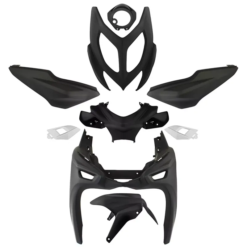 Kit Carénages / Carrosserie MBK Nitro YAMAHA Aerox à partir de 2013 – Noir Mat 9 Pièces Acheter En Ligne