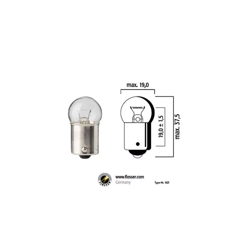 Offre Exclusive Ampoule 12V 3W BA15S – Blanc FLOSSER