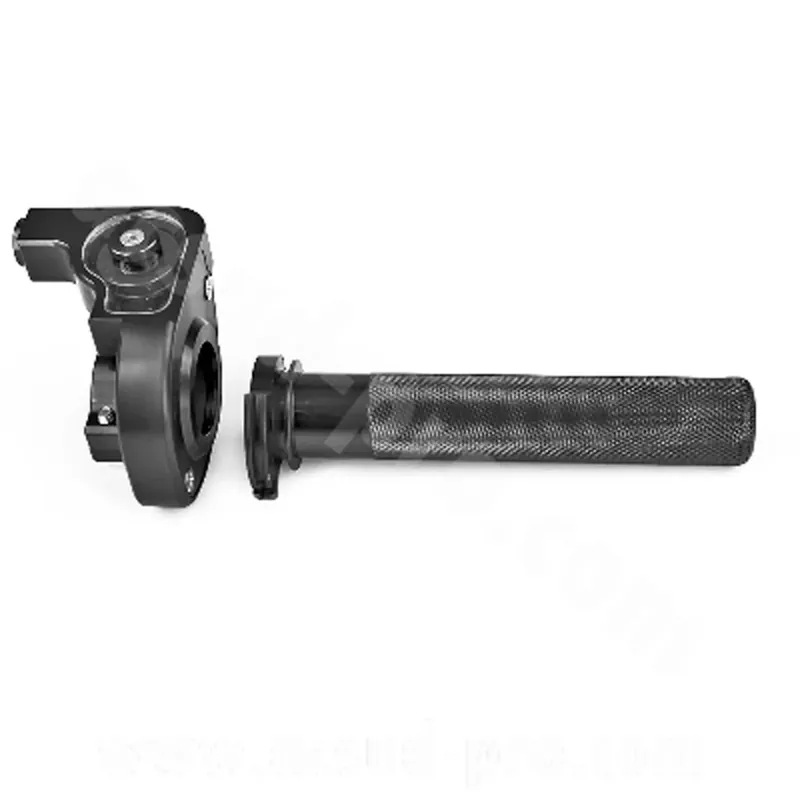 Poignée Gaz Tirage rapide 90° – NoEnd Horloger Alu CNC Noir Expédition Rapide