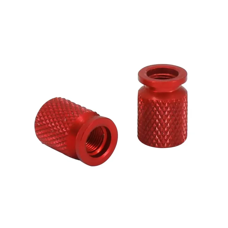 Solde Bouchon de Valve Alu Moleté – Avoc Rouge