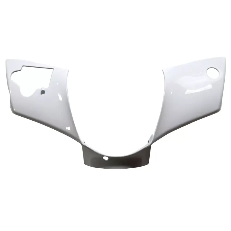 Nouvel Arrivage Couvre Guidon Piaggio Zip 2T / 4T – Blanc / Noir brillant Blanc Brillant