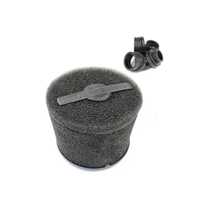 Filtre à air PHBG / PHBN / PHVA / PHBH / Mikuni TM – Marchald Power Filter 28mm à 43mm droit / coudé 25 degrés L 105mm Noir Nouvel Arrivage
