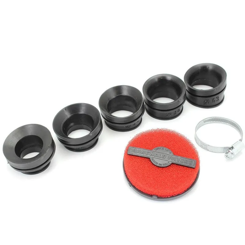 Filtre à air PHBG / PHBN / PHVA / PHBH / Mikuni TM – Marchald Power Filter 28mm à 43mm droit / coudé 25 degrés L 40mm Rouge Commande En Gros