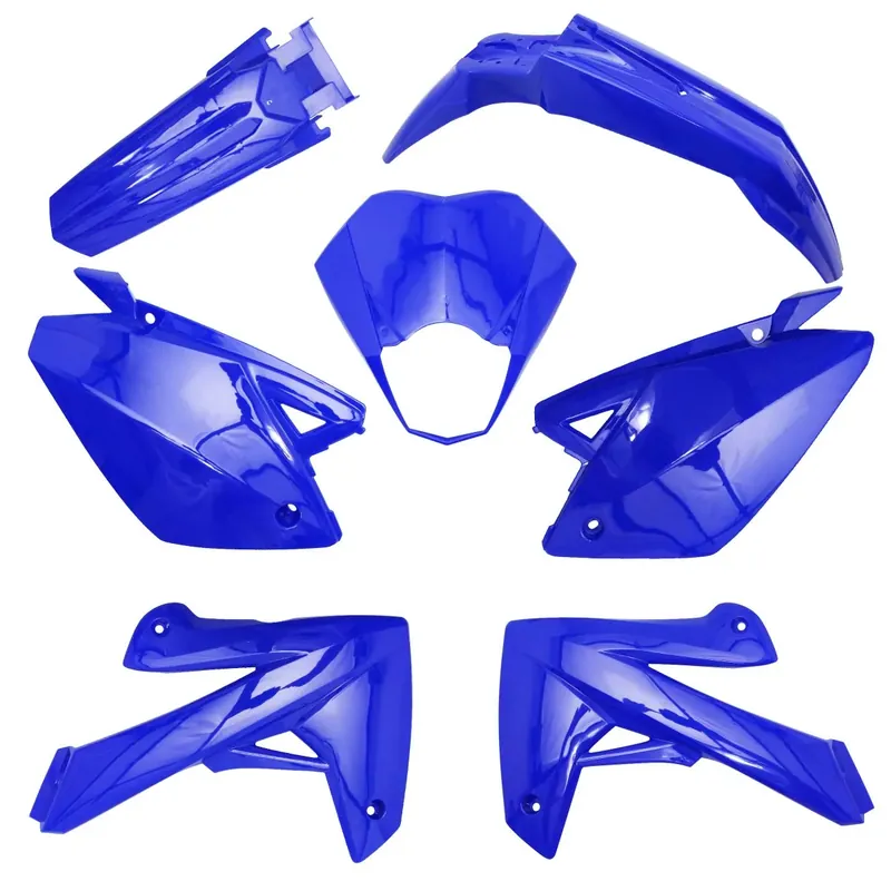 Kit Carénages Rieju MRT à partir de 2009 – Bleu Brillant 7 Pièces Commande En Gros
