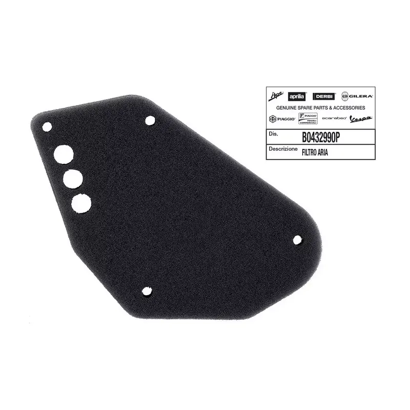 Meilleur Choix ELEMENT/MOUSSE DE FILTRE A AIR (PREMIUM) ORIGINE DERBI 50 SENDA 2000/APRILIA 50 RX 2006/, SX 2006/