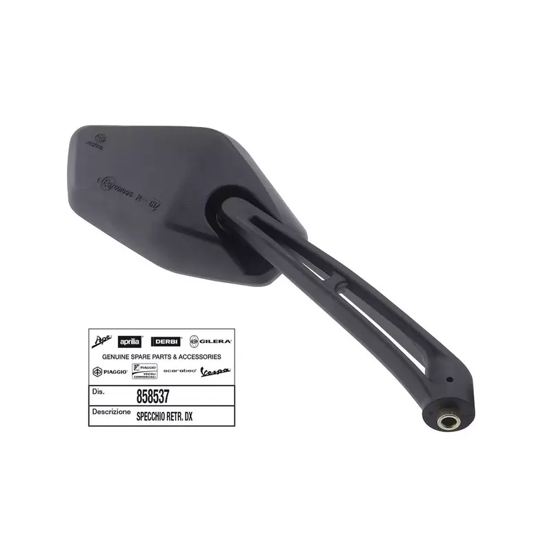 Haute Qualité Rétroviseur droit origine Aprilia SR Motard Sport City One noir