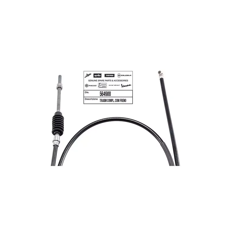 Dernière Chance CABLE/COMMANDE/TRANSMISSION DE FREIN ARRIERE SCOOT ORIGINE PIAGGIO 50 ZIP 2000/2013