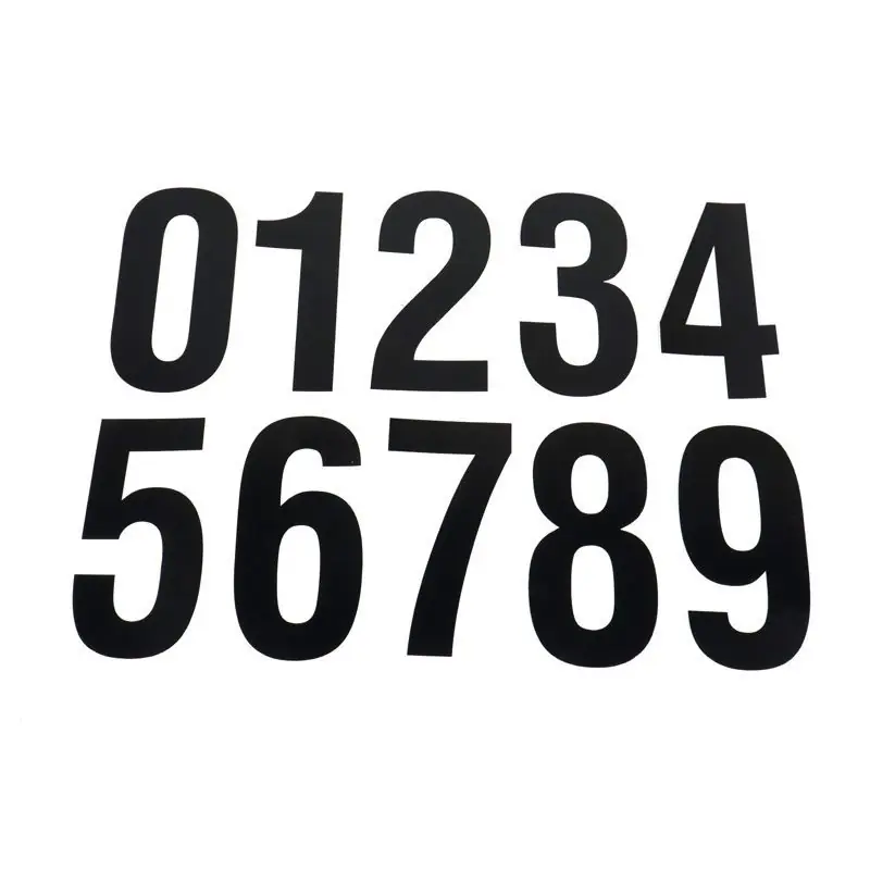 Livraison Express NUMEROS COMPET NOIR 6 (X3)