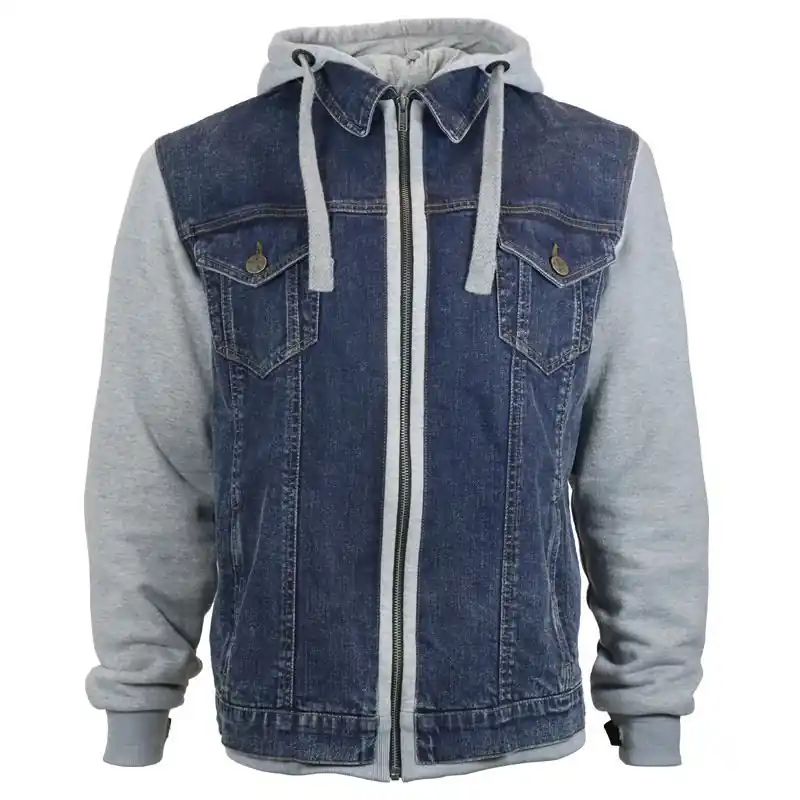 Commander Vite VESTE WEST SIDE II BLEU/GRIS 2XL