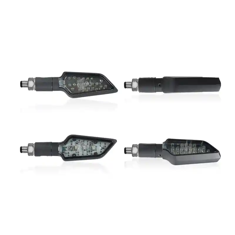 Remise CLIGNOTANTS À LED BOWER NOIR/FUME