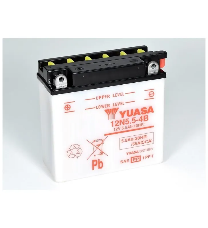 BATTERIE YUASA 12N5.5-4B CONVENTIONNELLE Paiement Sécurisé