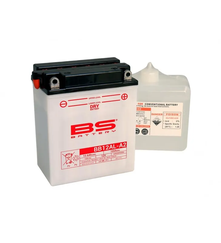 BATTERIE BS BATTERY BB12AL-A2 avec pack acide Prix Choc