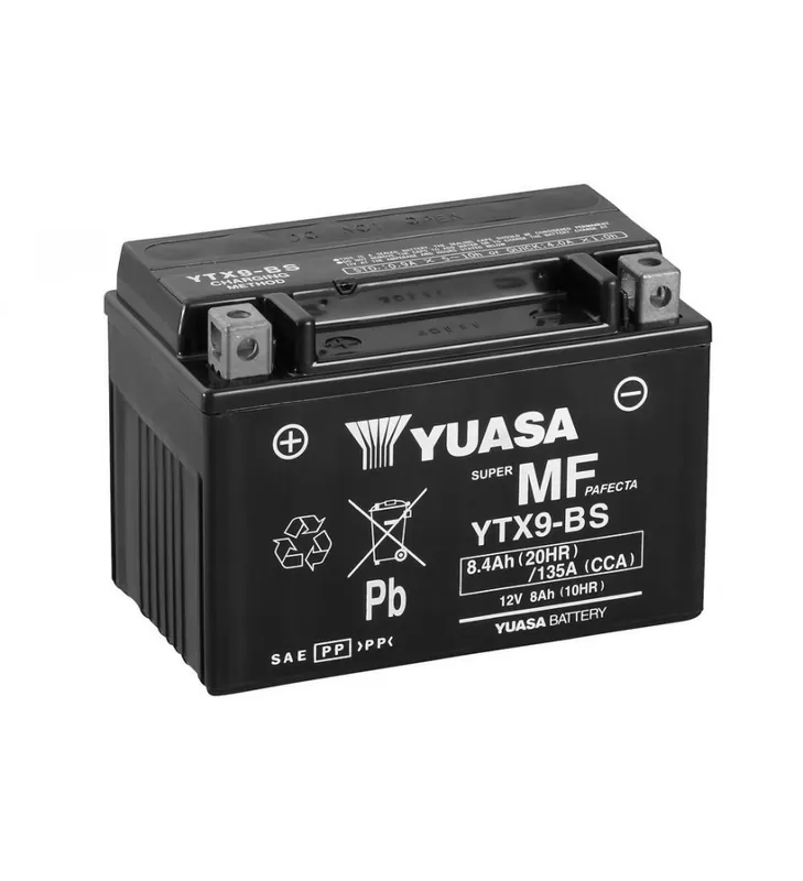 BATTERIE YUASA YTX9BS Vente Directe