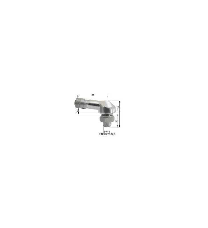 Pas Cher VALVE TUBELESS EN ALLIAGE ALU COUDE 90 8.5MM