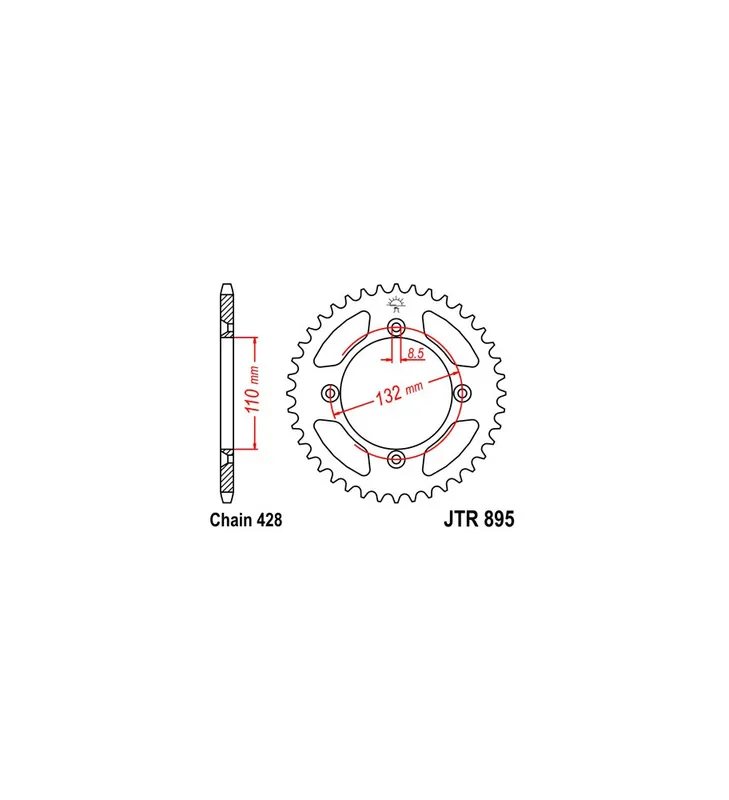 COURONNE ACIER 46 DENTS JTR895.46 Dernière Chance