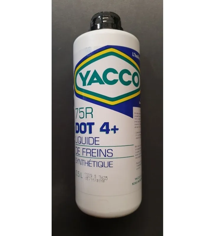 Pas Cher LIQUIDE DE FREIN SYNTHETIQUE YACCO 75R DOT4 500ML