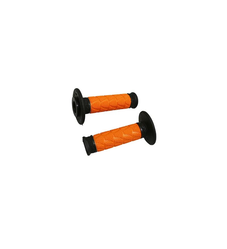 POIGNEE PROGRIP OFF ROAD 783 DOUBLE DENSITE BASE NOIR / ORANGE Expédition Rapide
