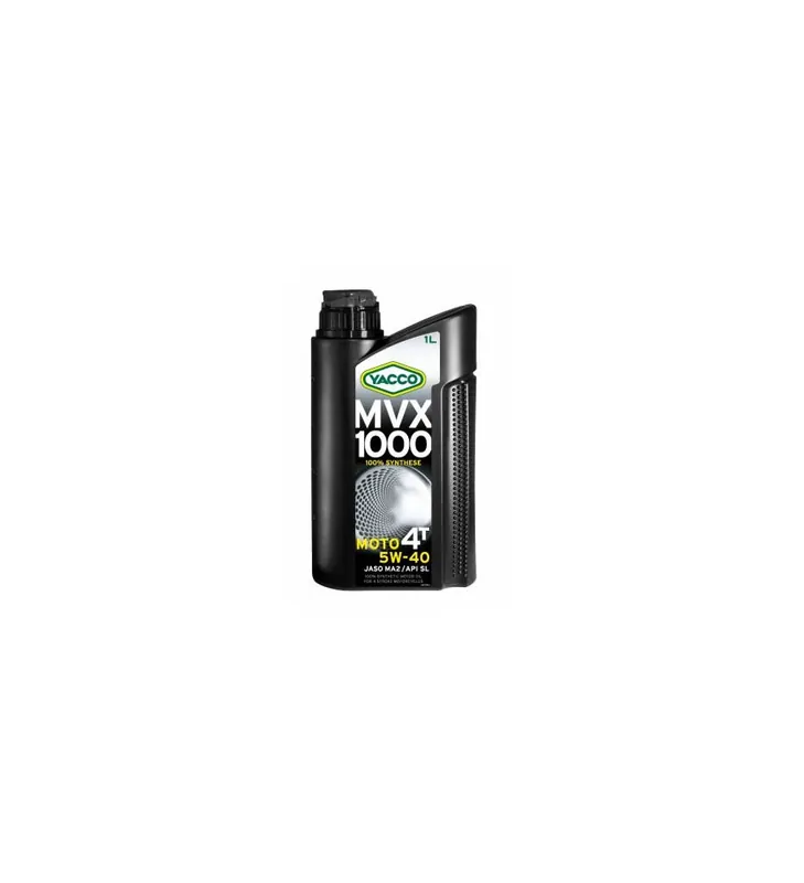 HUILE YACCO MVX 1000 4TEMPS 5W40 100% SYNTHESE BIDON DE 1L Paiement Sécurisé