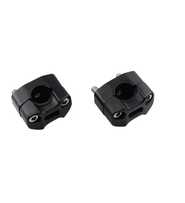 PONTET REHAUSSE GUIDON MOTO TUN'R NOIR POUR GUIDON 22.2 / 28.6MM Prix Cassé